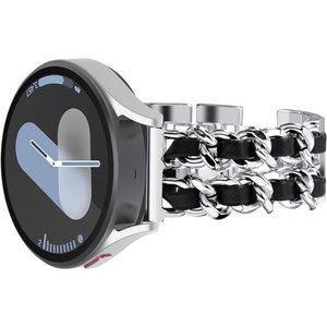 NEW Black/Silver Samsung Galaxy Watch Band
